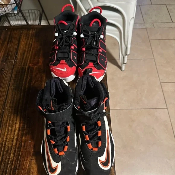 Nike Air More Uptempo Sneakers and Nike air Griffey max youth